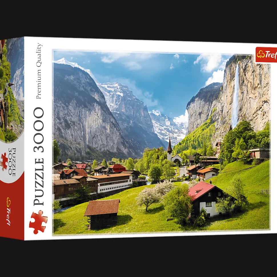 Puzzle 3000 el. Lauterbrunnen, Szwajcaria