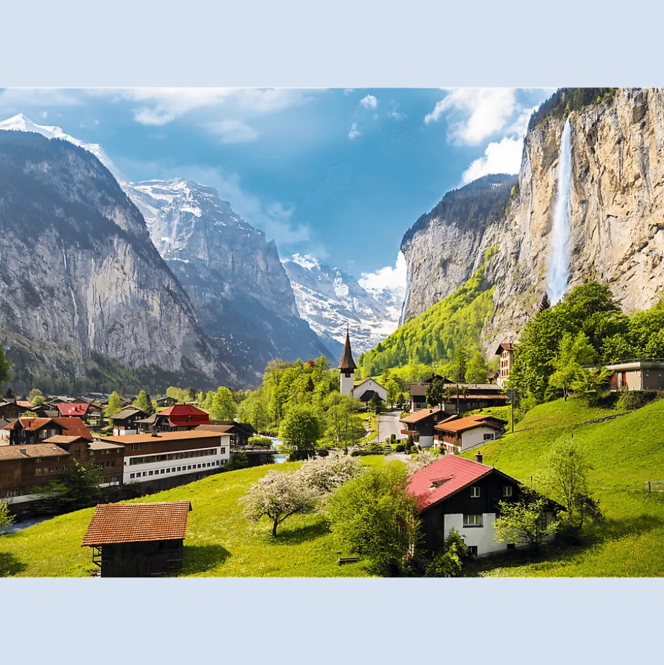 Puzzle 3000 el. Lauterbrunnen, Szwajcaria