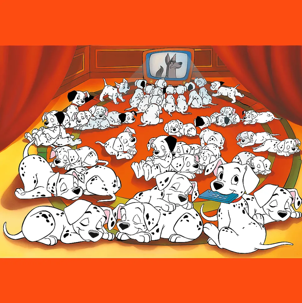 Puzzle 600 el. 40-lecie Trefl - 101 Dalmatyńczyków