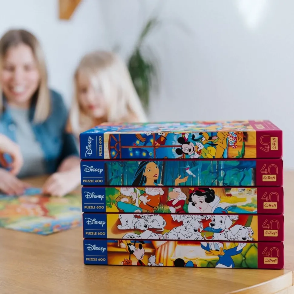 Puzzle 600 el. 40-lecie Trefl - Królewna Śnieżka