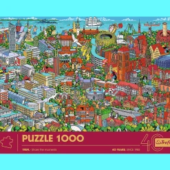 Puzzle 1000 el. 40-lecie Trefl - Trójmiasto