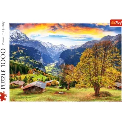 Puzzle 1000 el. Malownicza alpejska wioska