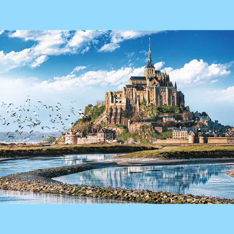 Puzzle 1000 el. Mont Saint-Michel, Francja