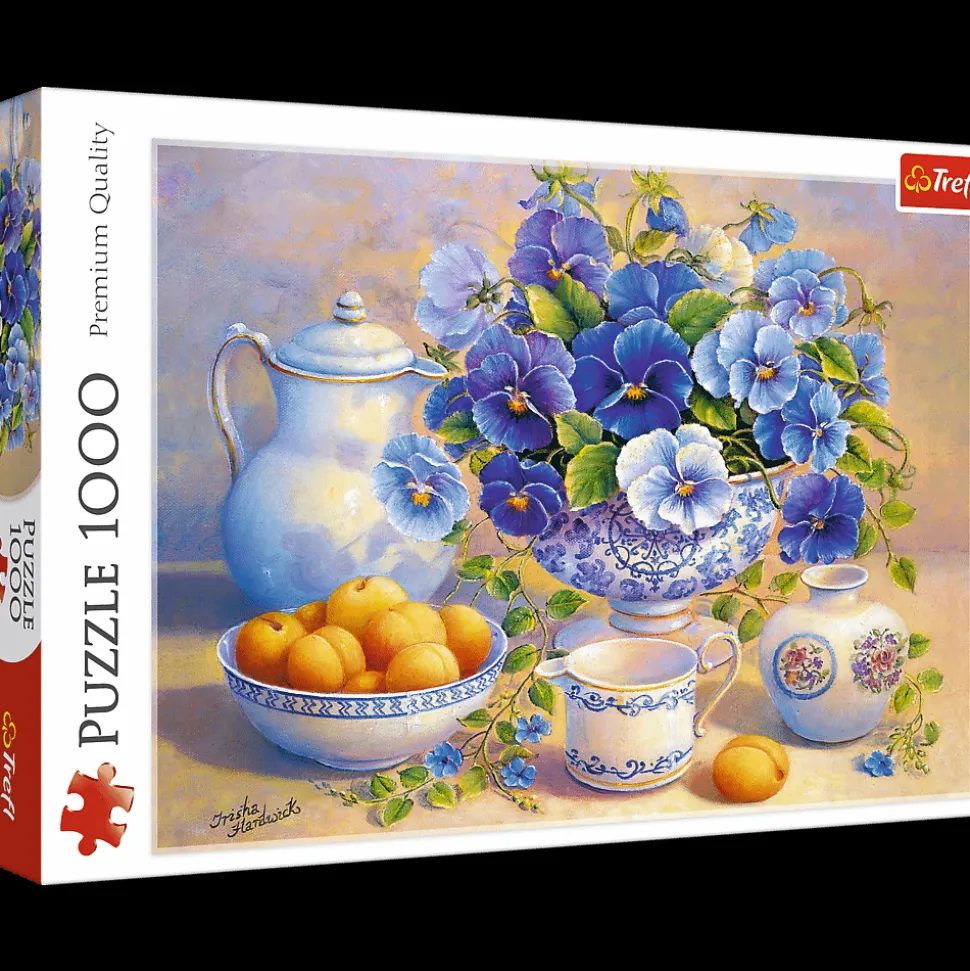 Puzzle 1000 el. Niebieski bukiet