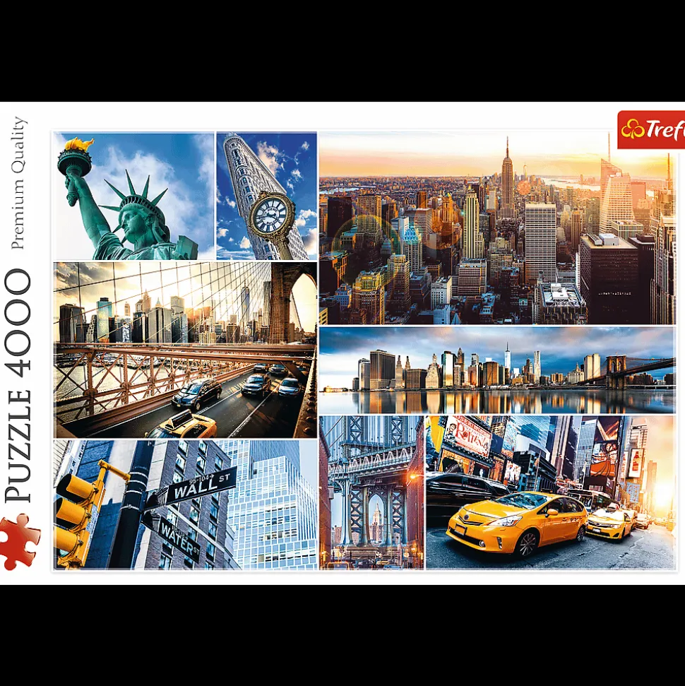 Puzzle 4000 el. Nowy Jork - kolaż