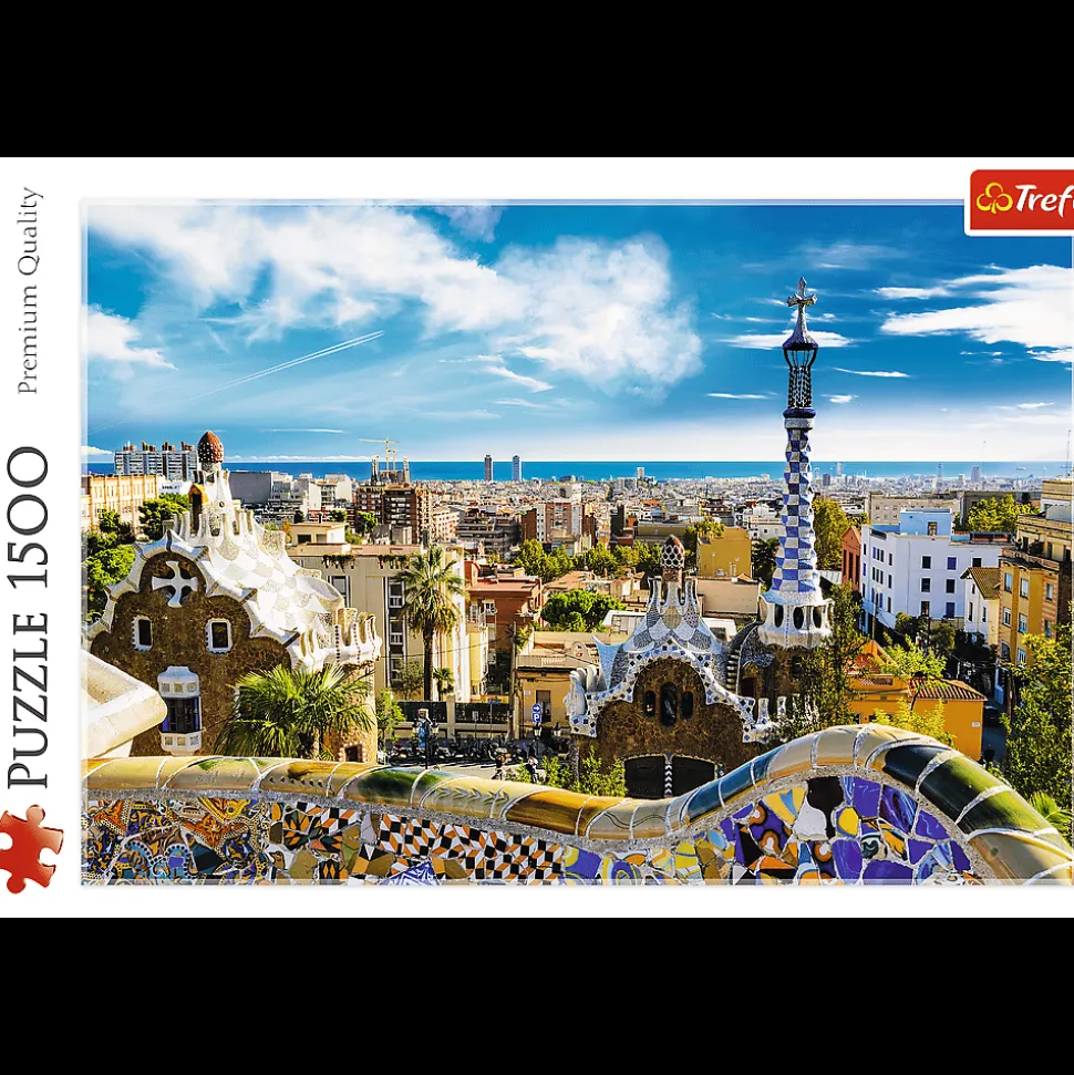 Puzzle 1500 el. Park Güell, Barcelona