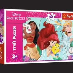 Puzzle 30 el. Piękne i odważne, Księżniczki