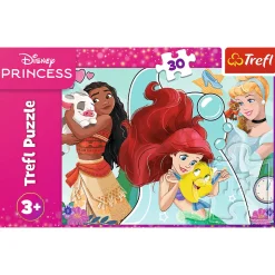Puzzle 30 el. Piękne i odważne, Księżniczki