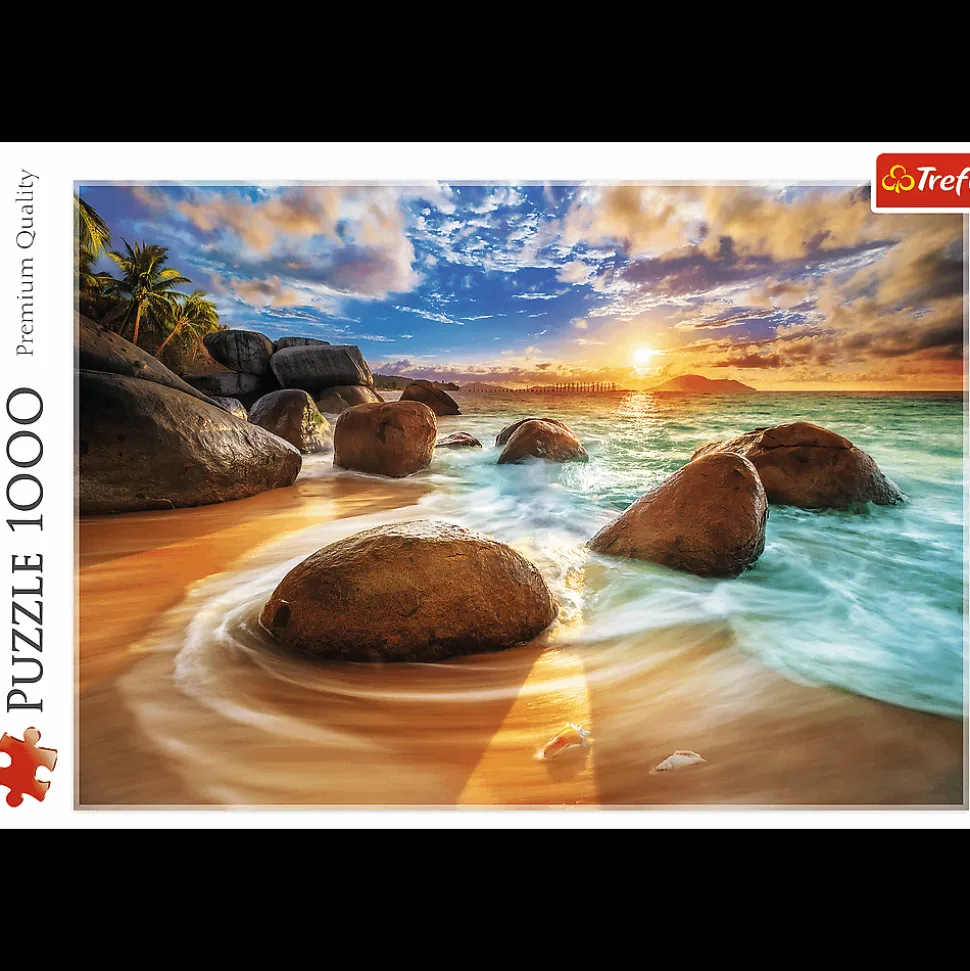 Puzzle 1000 el. Plaża Samudra, Indie