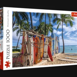 Puzzle 1000 el. Plaża Waikiki, Hawaje