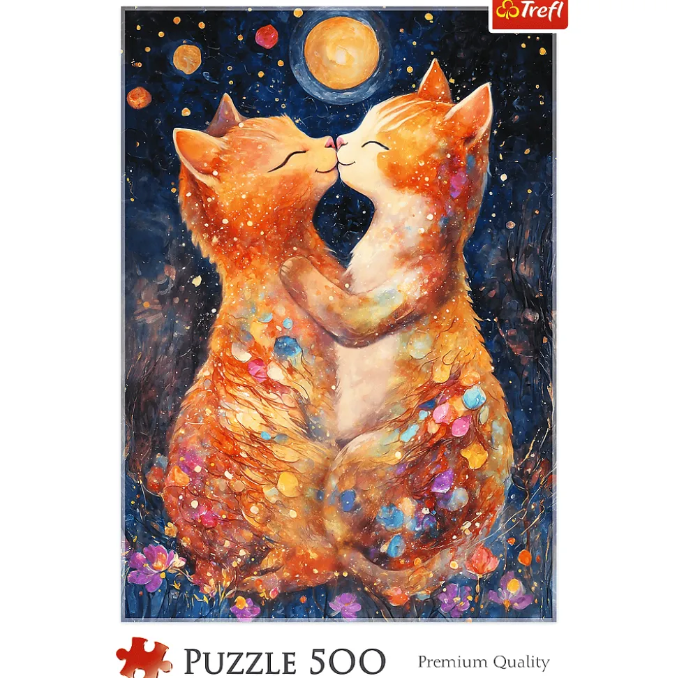 Puzzle 500 el. Pocałunek w świetle księżyca