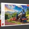 Puzzle 1000 el. Podróż pociągiem
