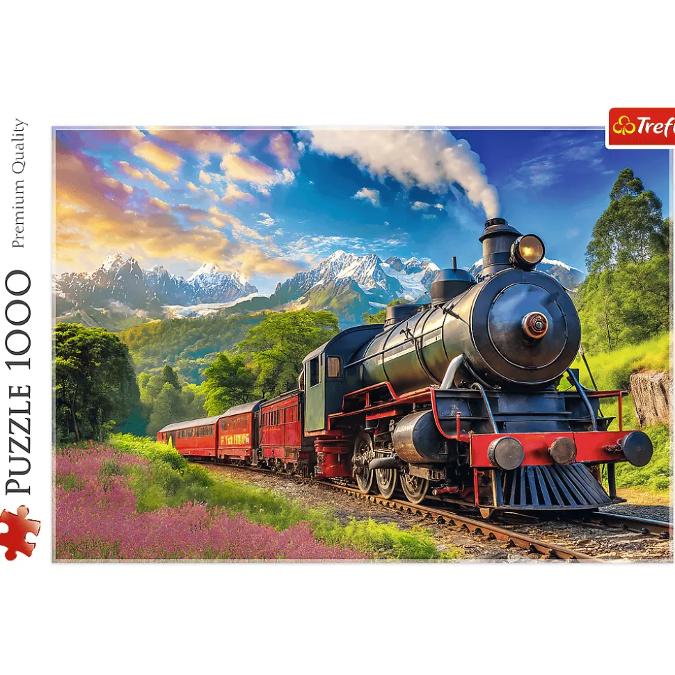 Puzzle 1000 el. Podróż pociągiem