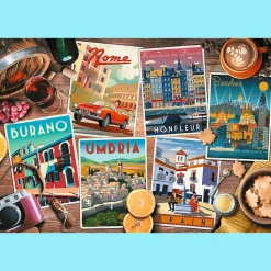 Puzzle 1500 el. Podróże po Europie