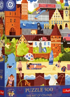 Puzzle 500 el. Premium Plus Quality, Mistrzostwa Polski, Puzzlowe lato w Olsztynie