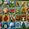 Puzzle 1000 el. Premium Plus Quality, Mistrzostwa Polski, Szydełkowanie - Cztery Pory Roku