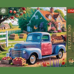 Puzzle 500 el. Premium Plus Quality, Mistrzostwa Europy, Tea Time: Samochód farmera