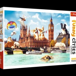 Puzzle 1000 el. Psy w Londynie
