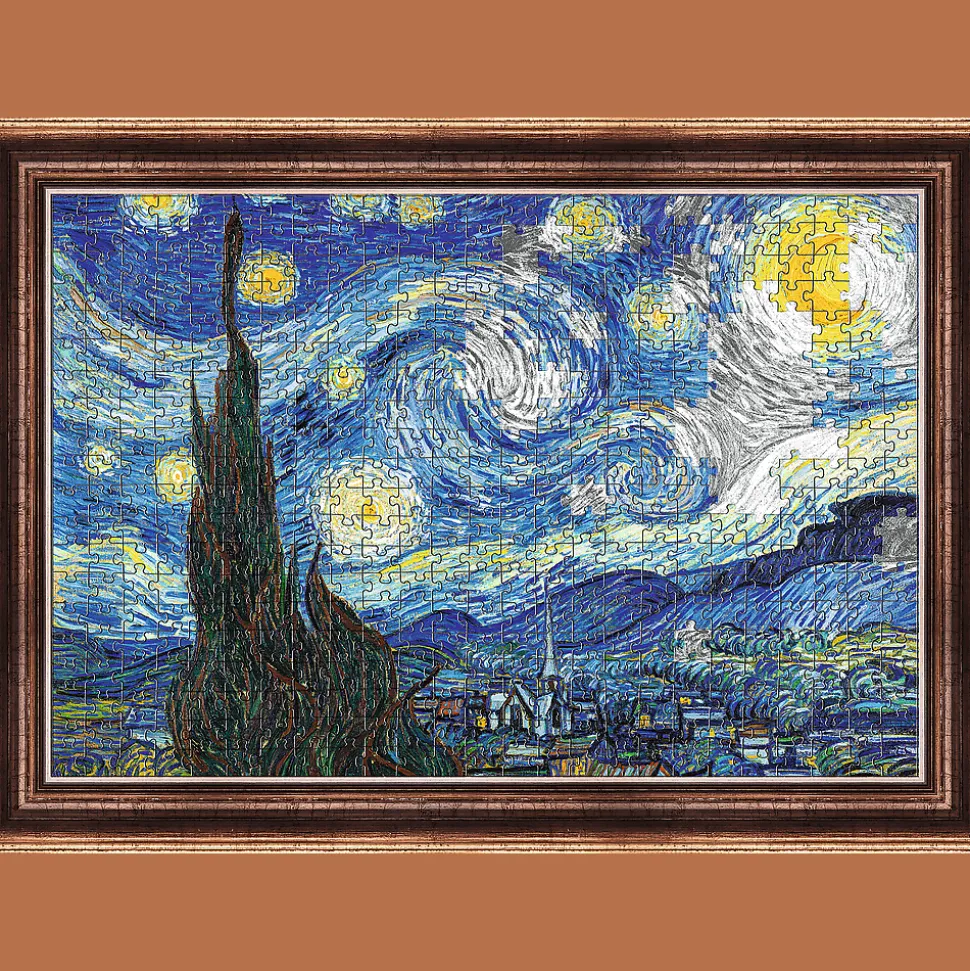 Puzzle 500 el. PuzzloRama, Gwiaździsta Noc, Vincent van Gogh