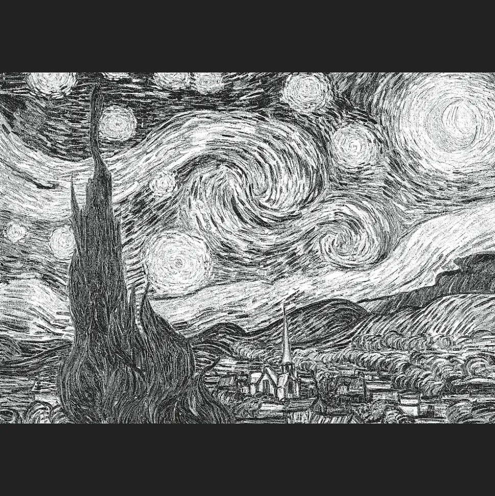 Puzzle 500 el. PuzzloRama, Gwiaździsta Noc, Vincent van Gogh