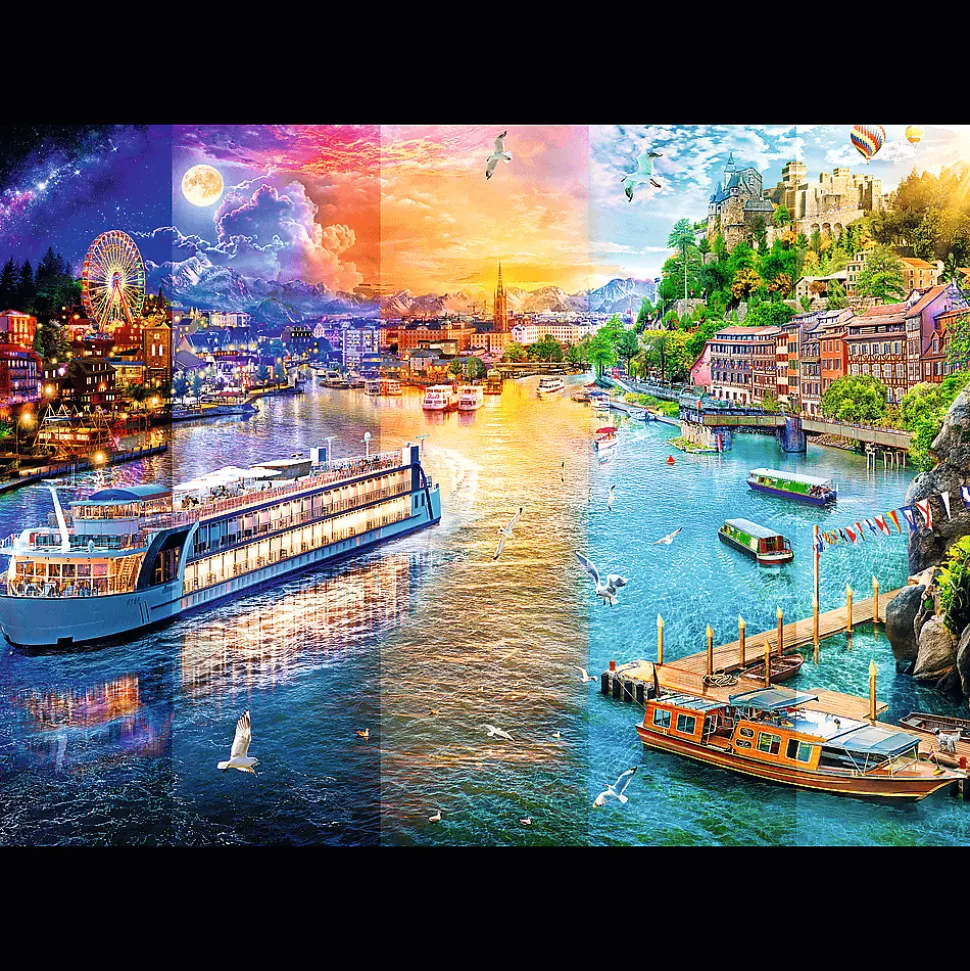 Puzzle 1000 el. Rejs po rzece