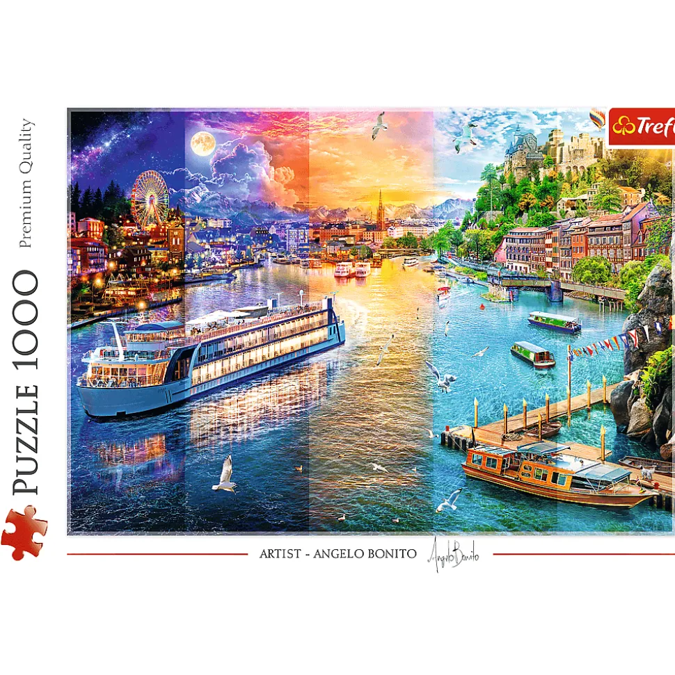 Puzzle 1000 el. Rejs po rzece