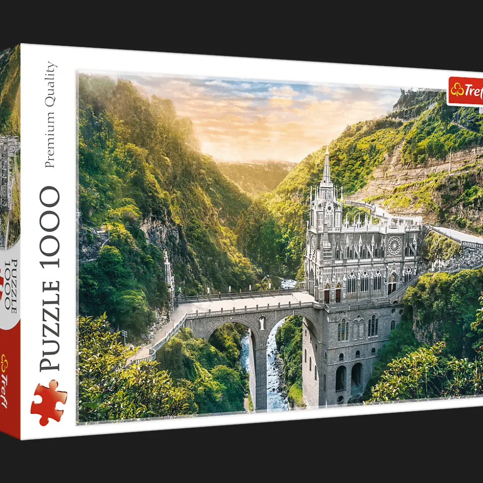 Puzzle 1000 el. Sanktuarium Las Lajas, Kolumbia