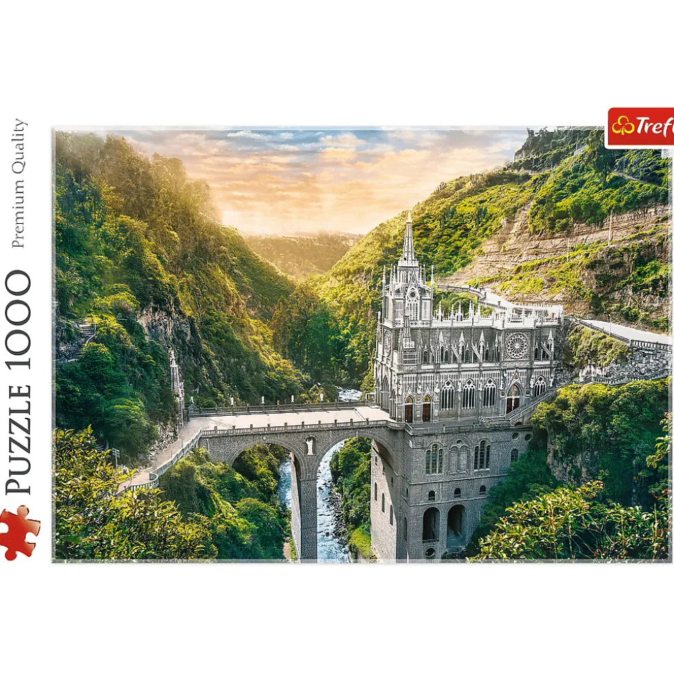 Puzzle 1000 el. Sanktuarium Las Lajas, Kolumbia