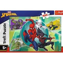 Puzzle 100 el. Spiderman, Pajęczna maska