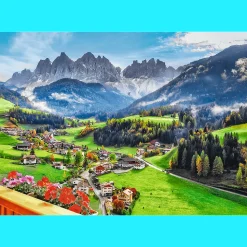 Puzzle 1000 el. St. Magdalena, Dolomity, Włochy