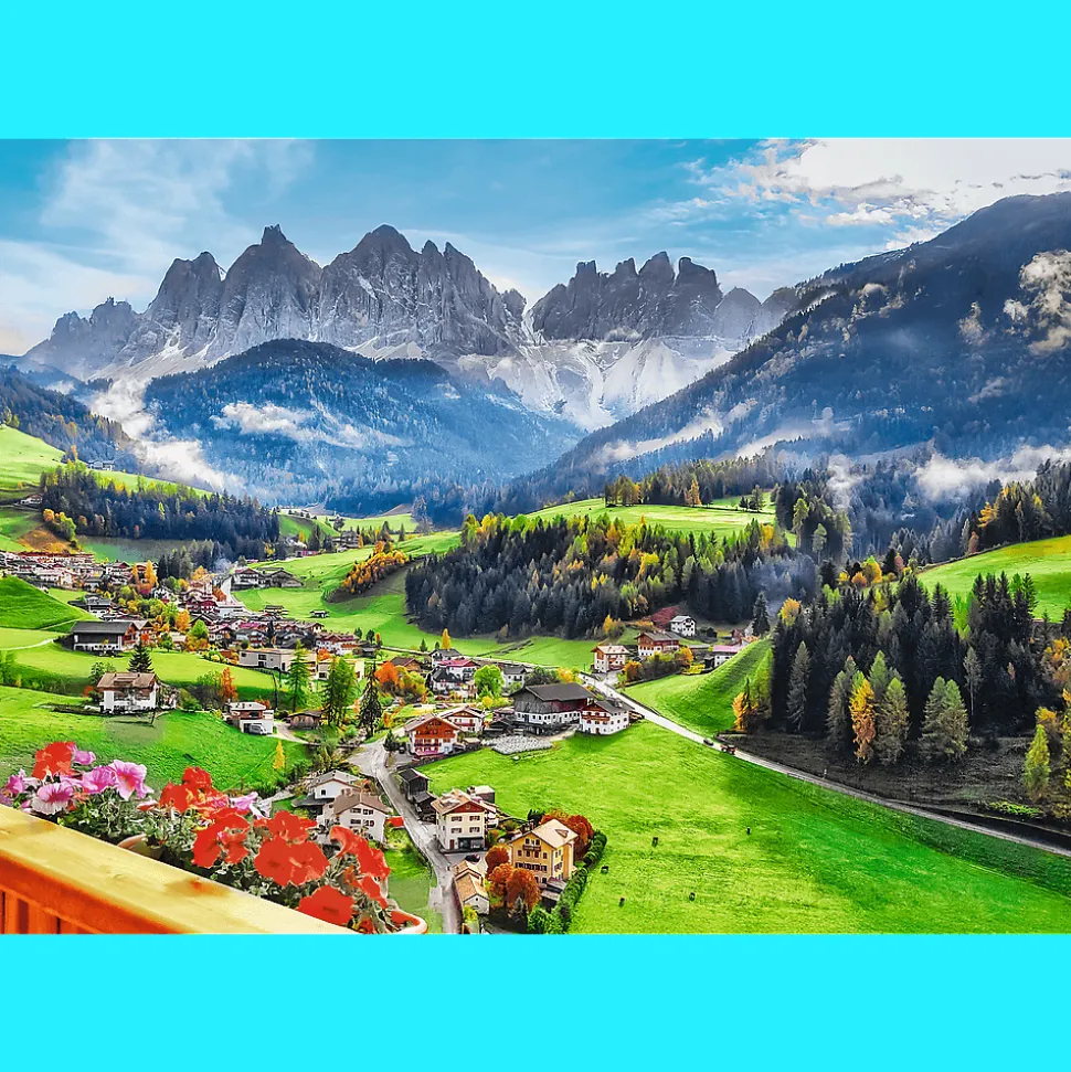 Puzzle 1000 el. St. Magdalena, Dolomity, Włochy