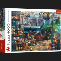 Puzzle 6000 el. Stacja kolejowa