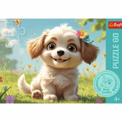 Puzzle 60 el. Szczeniaczkiem być!