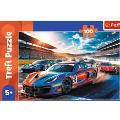 Puzzle 100 el. Szybka wyścigówka