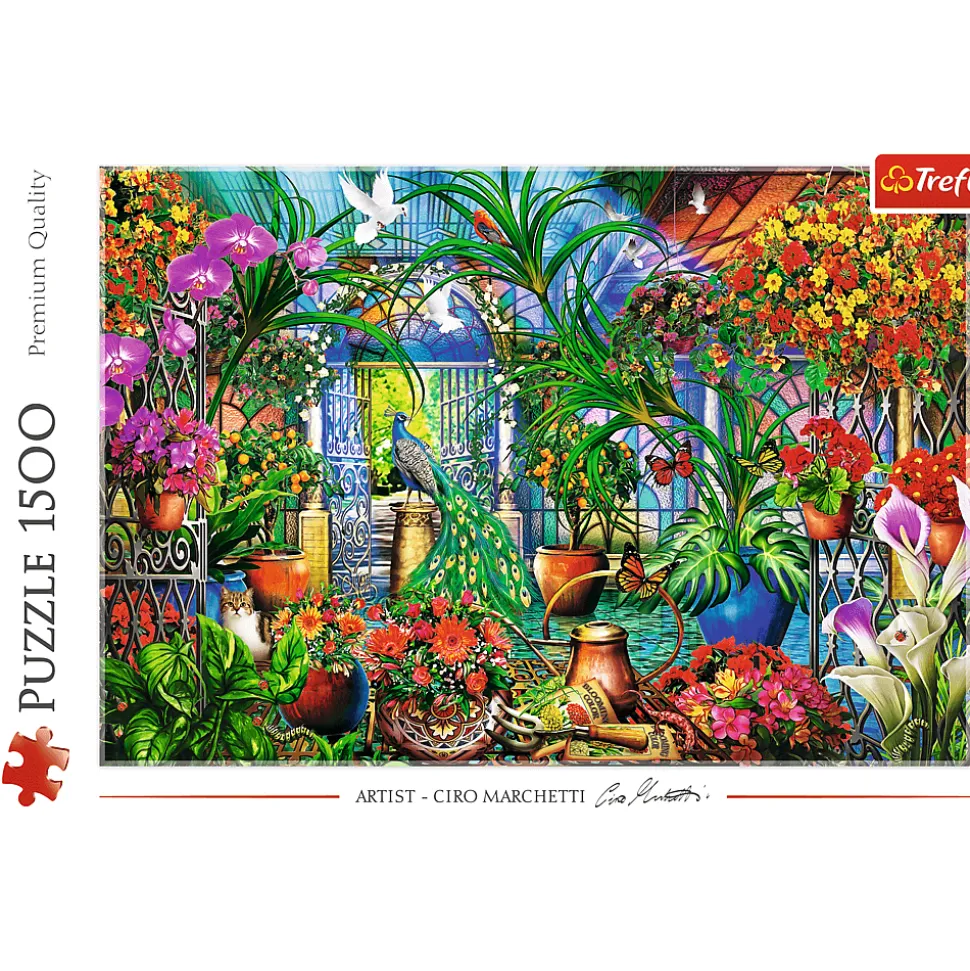 Puzzle 1500 el. Tajemniczy ogród