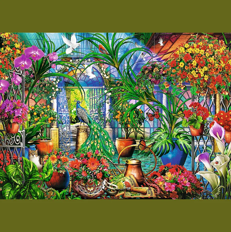 Puzzle 1500 el. Tajemniczy ogród