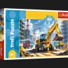 Puzzle 60 el. Traktor koparko-ładowarka