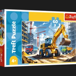 Puzzle 60 el. Traktor koparko-ładowarka