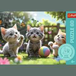 Puzzle 60 el. Trzy kociaki