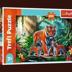 Puzzle 200 el. Tygrysie zwyczaje