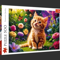Puzzle 500 el. Uroczy kotek
