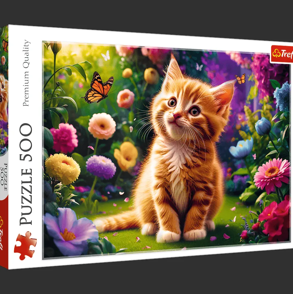 Puzzle 500 el. Uroczy kotek