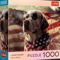 Puzzle 1000 el. USA Collection: American Dog