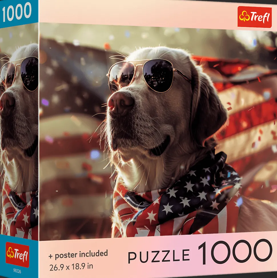 Puzzle 1000 el. USA Collection: American Dog