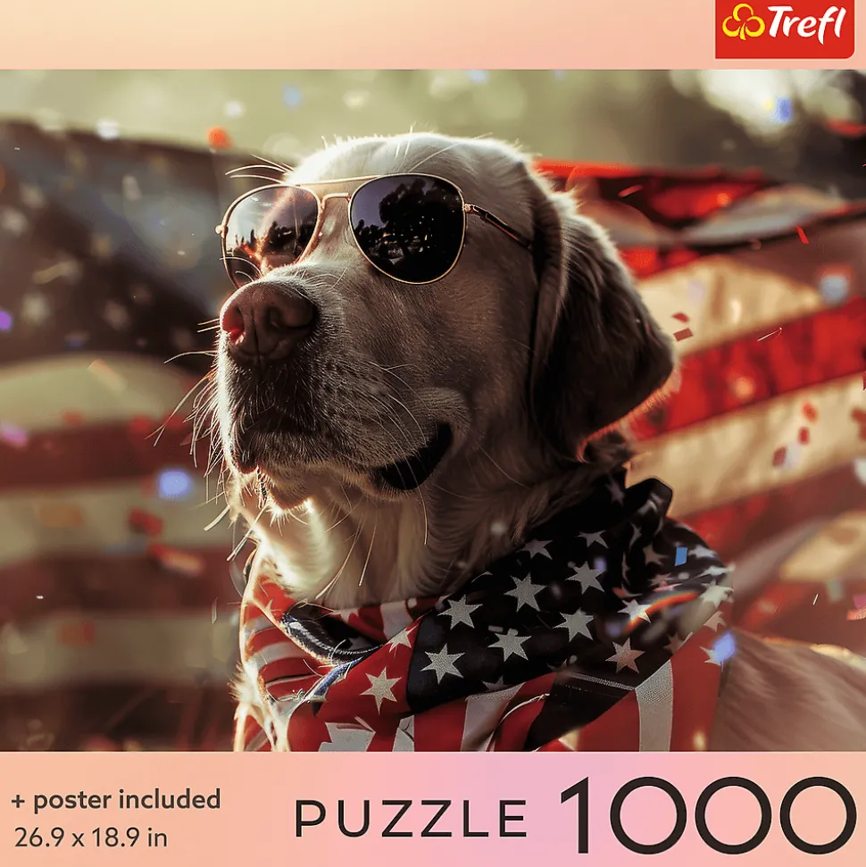Puzzle 1000 el. USA Collection: American Dog
