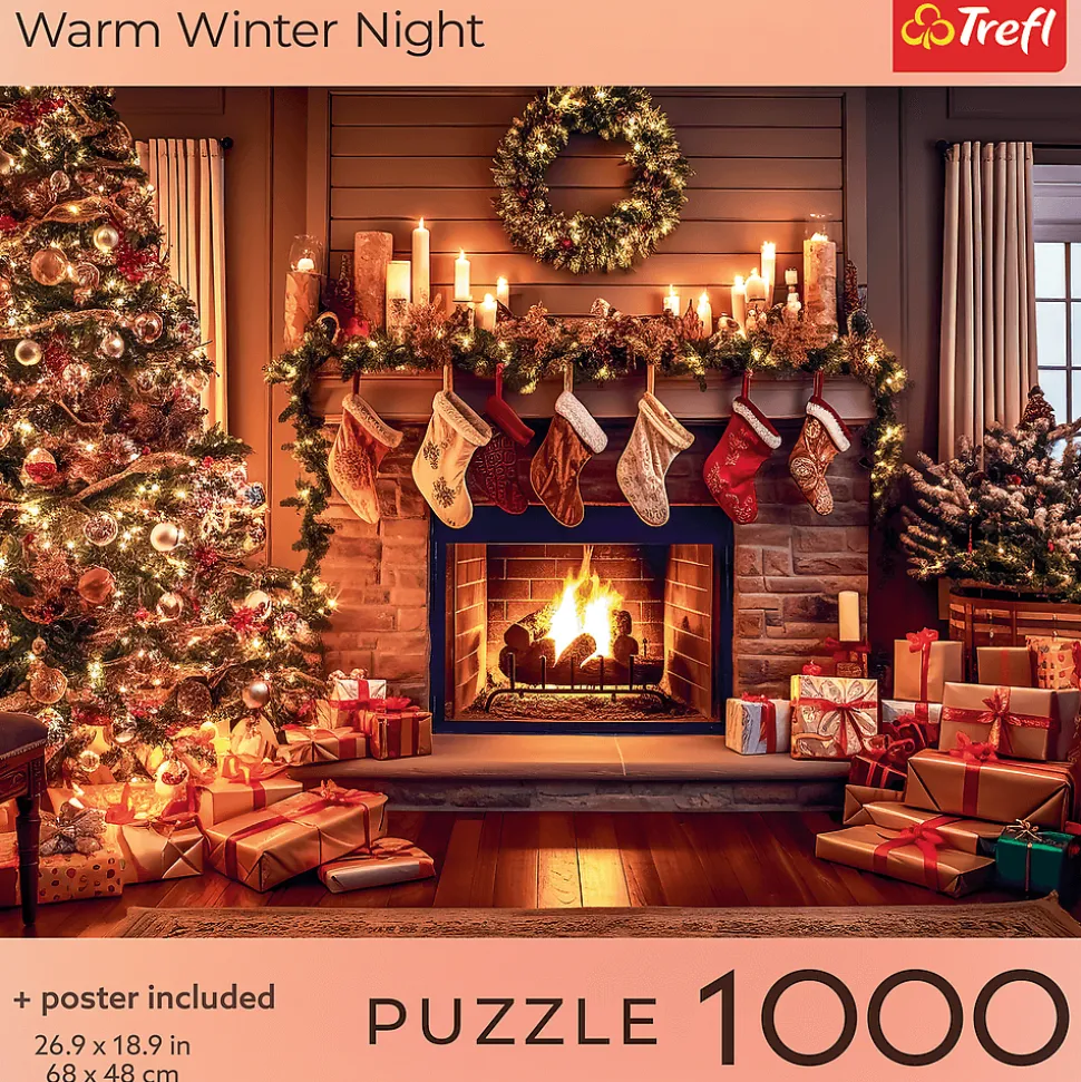 Puzzle 1000 el. USA Collection: Warm Winter Night