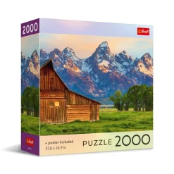 Puzzle 2000 el. USA Collection: View of the Teton Range