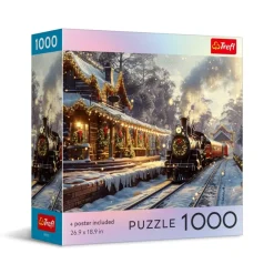 Puzzle 1000 el. USA Collection: Christmas Express