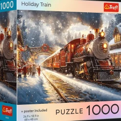 Puzzle 1000 el. USA Collection: Holiday Train