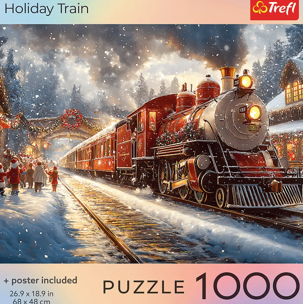 Puzzle 1000 el. USA Collection: Holiday Train